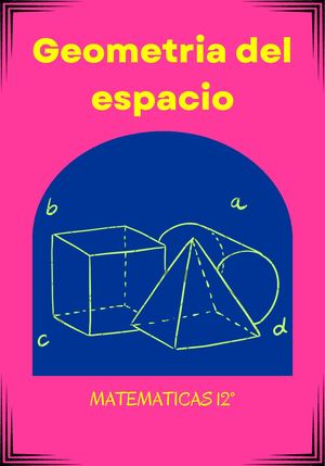 Geometría del espacio y su didáctica